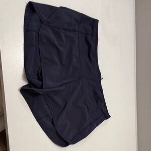 Lululemon speed up short - mid rise - true navy - size 6